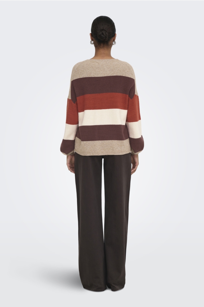 Only beige dames trui | Model