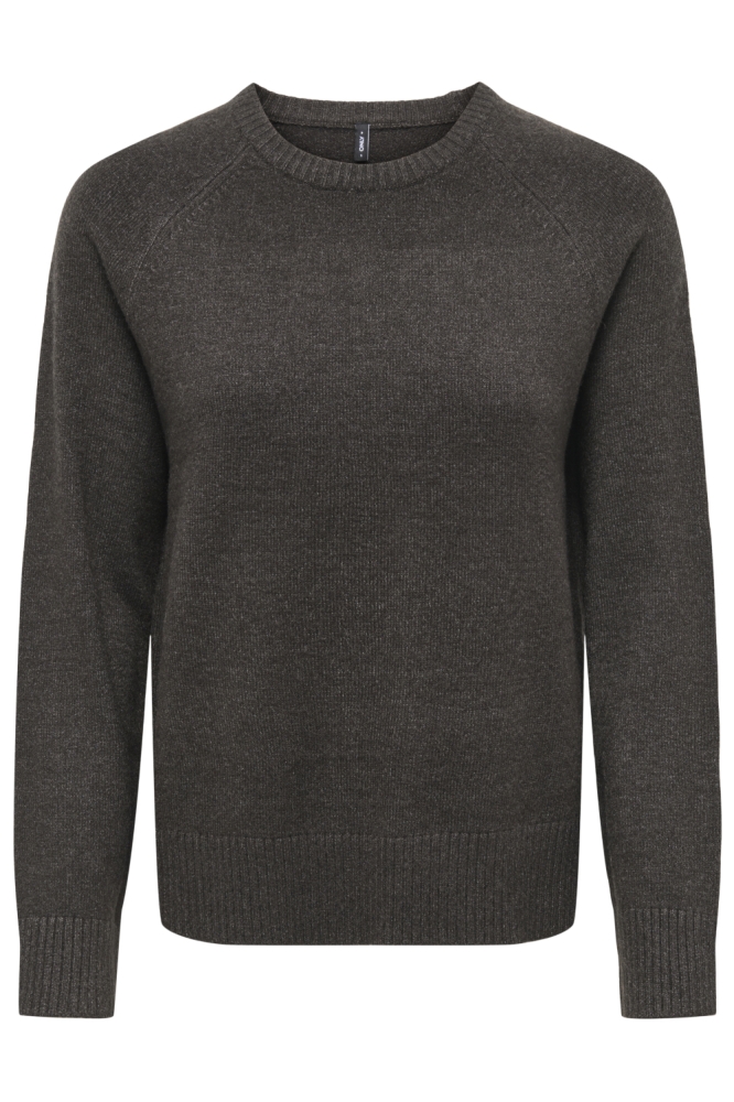 Only bruine dames trui | Vooraanzicht