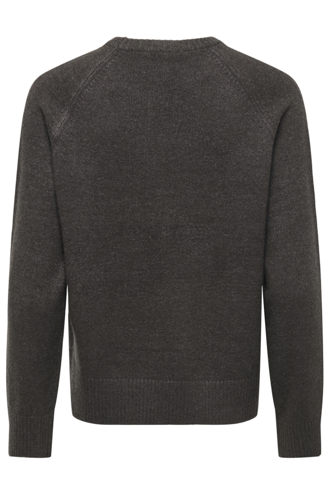 Only bruine dames trui | Achteraanzicht