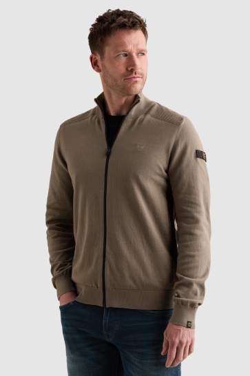PME legend zip jacket cotton Groen
