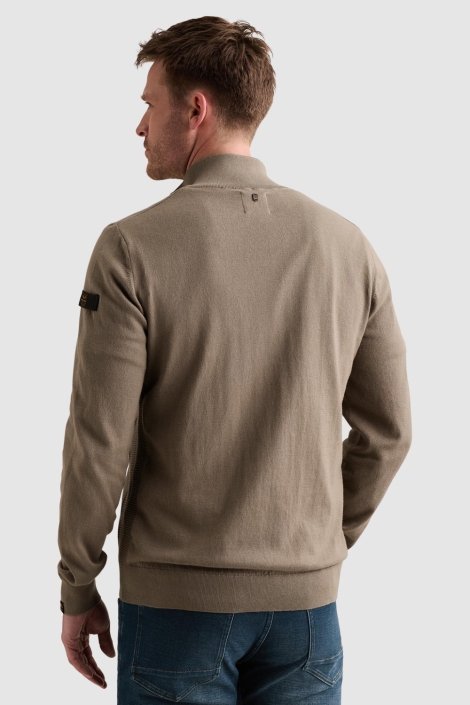 PME legend groene heren vest | Model achteraanzicht