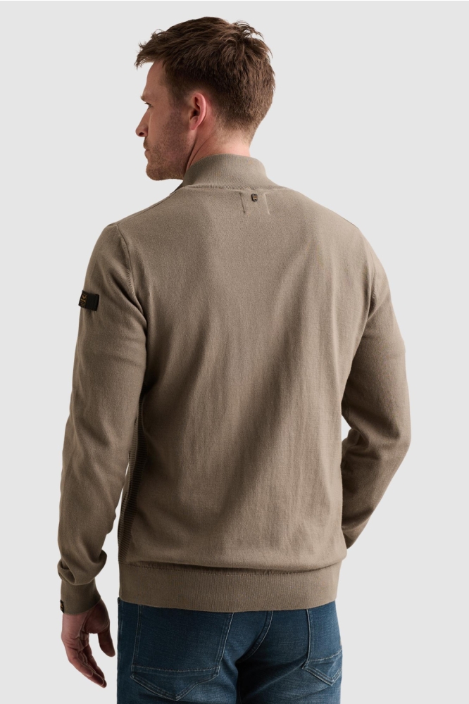 PME legend groene heren vest | Model achteraanzicht