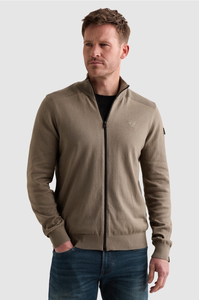 PME legend groene heren vest | Model vooraanzicht