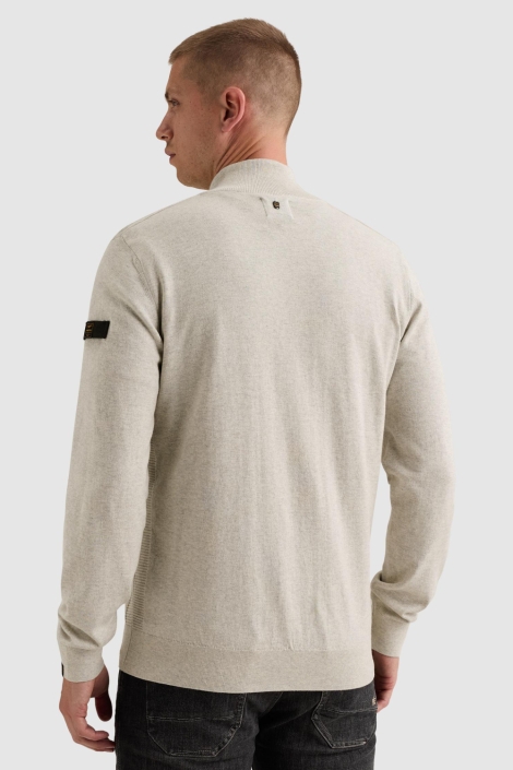 PME legend beige heren vest | Model achteraanzicht