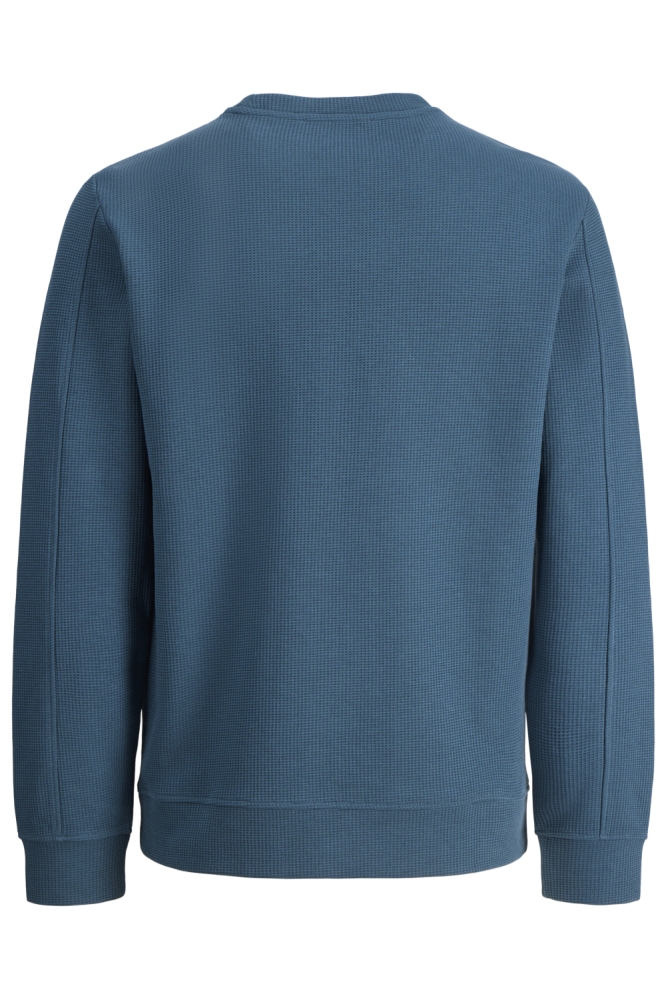 Jack & Jones blauwe heren sweater | Achteraanzicht