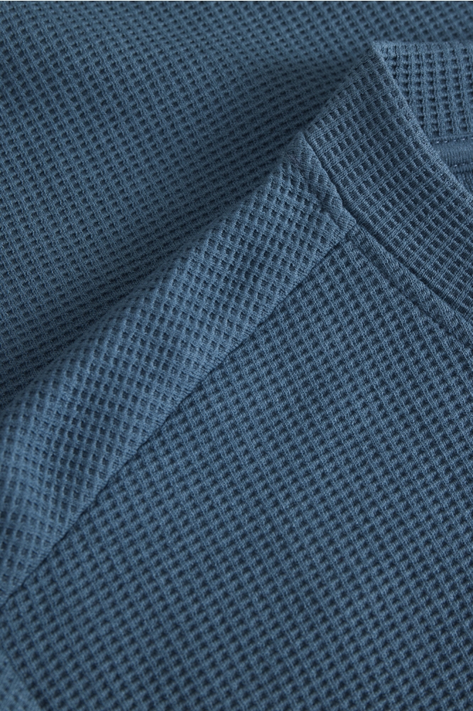 Jack & Jones blauwe heren sweater | Close up