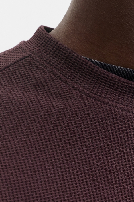 Jack & Jones bordeaux heren sweater | Close up