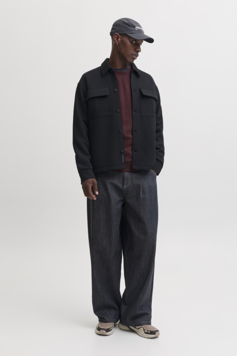 Jack & Jones bordeaux heren sweater | Model