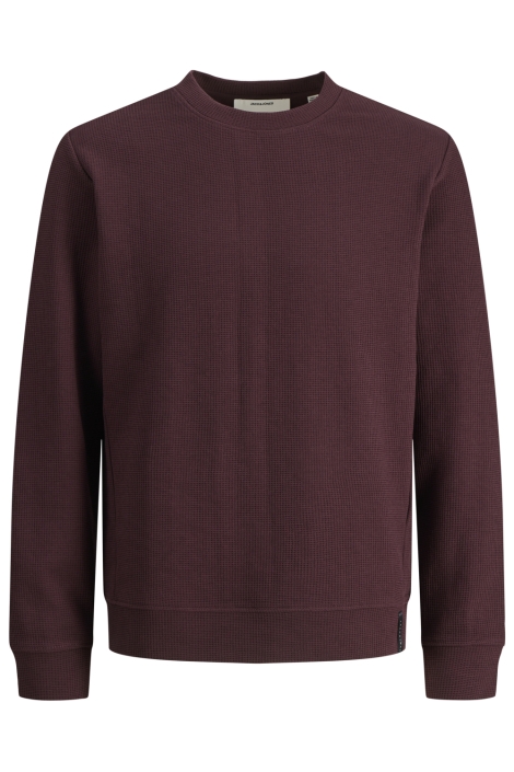 Jack & Jones bordeaux heren sweater | Vooraanzicht