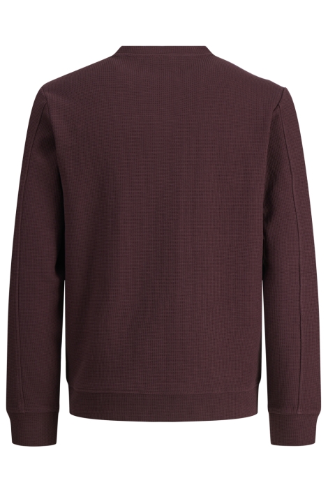 Jack & Jones bordeaux heren sweater | Achteraanzicht
