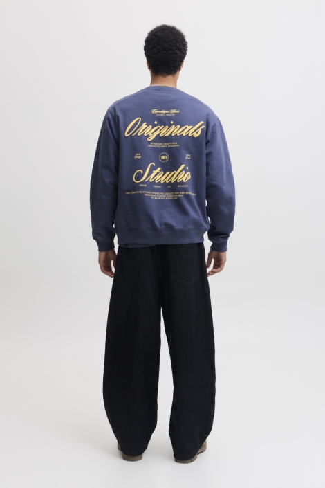 Jack & Jones blauwe heren sweater | Model
