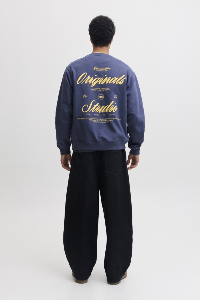 Jack & Jones blauwe heren sweater | Model