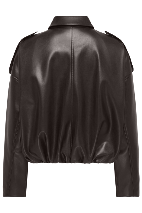 Only bruine dames jas | Achteraanzicht