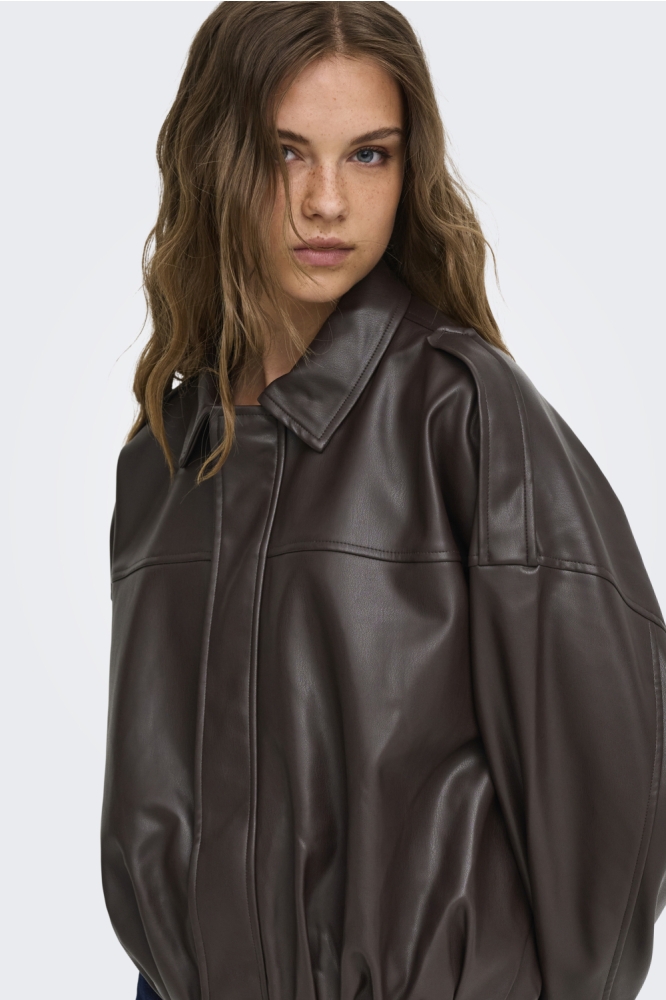 Only bruine dames jas | Close up