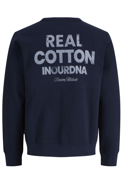 Jack & Jones blauwe heren sweater | Achteraanzicht