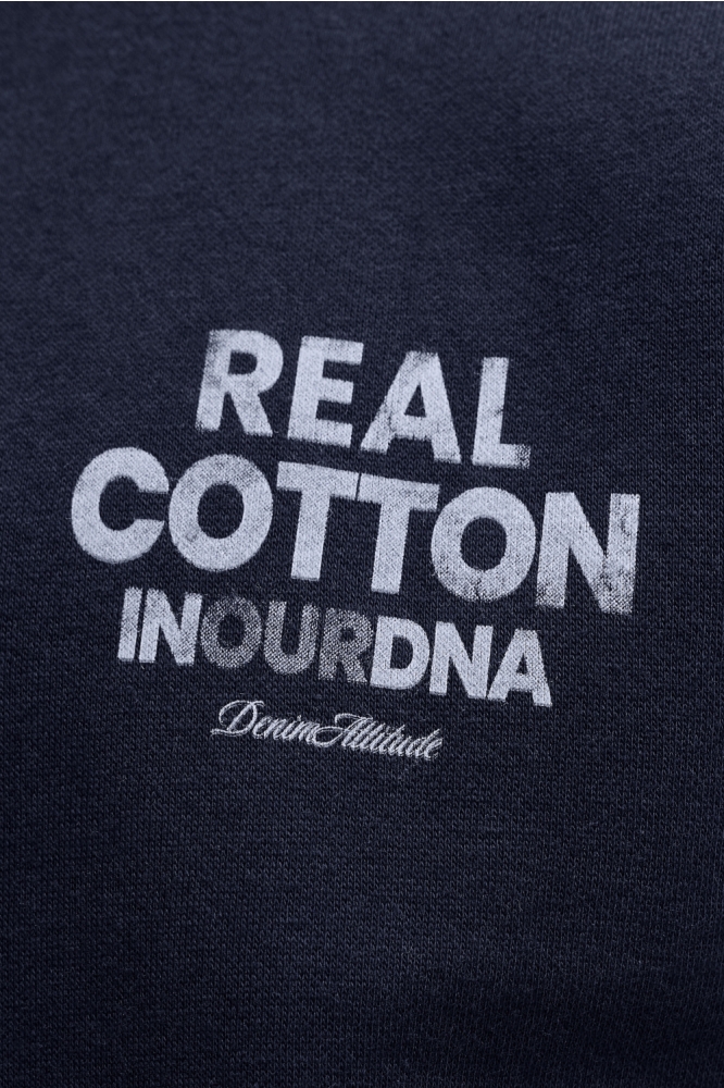 Jack & Jones blauwe heren sweater | Close up