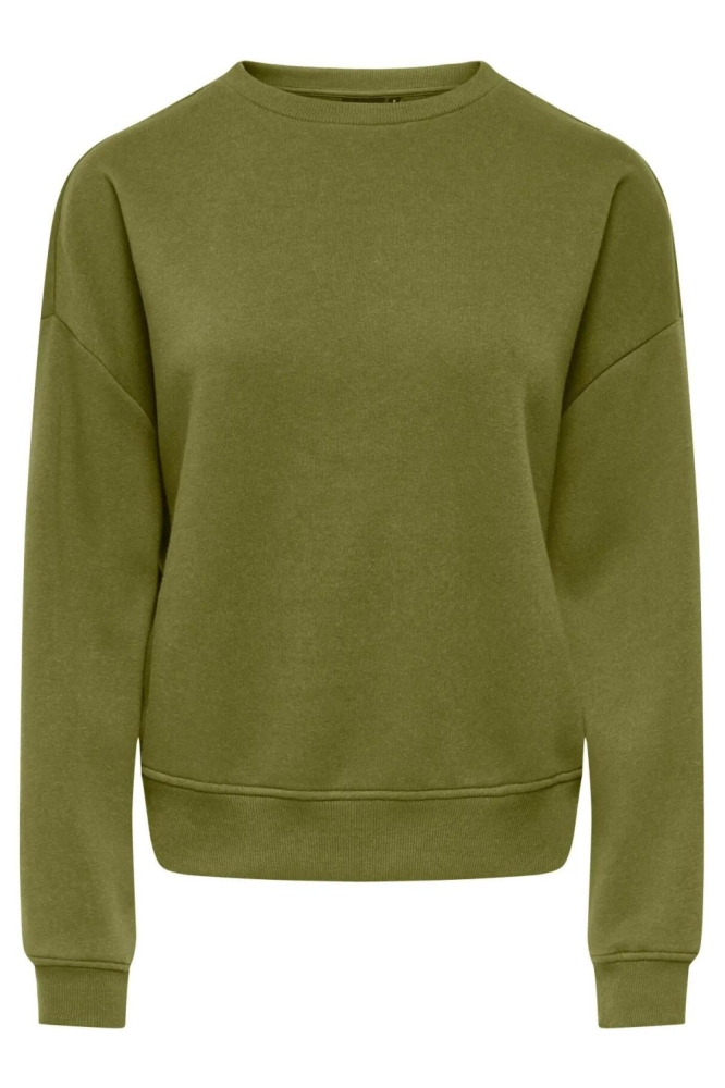 Only groene dames sweater | Vooraanzicht