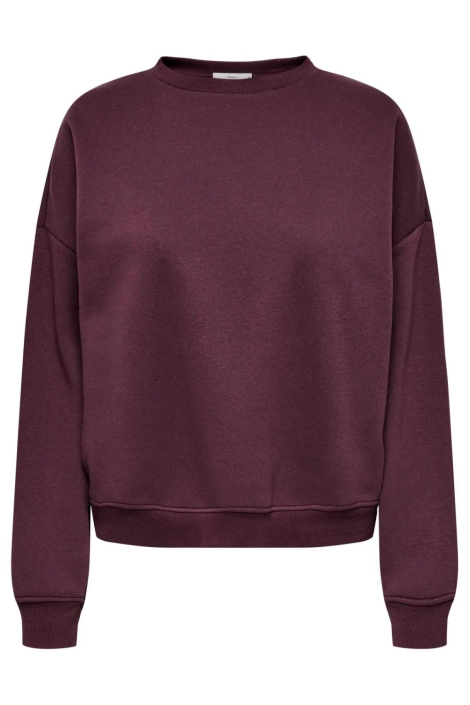 Only bordeaux dames sweater | Vooraanzicht