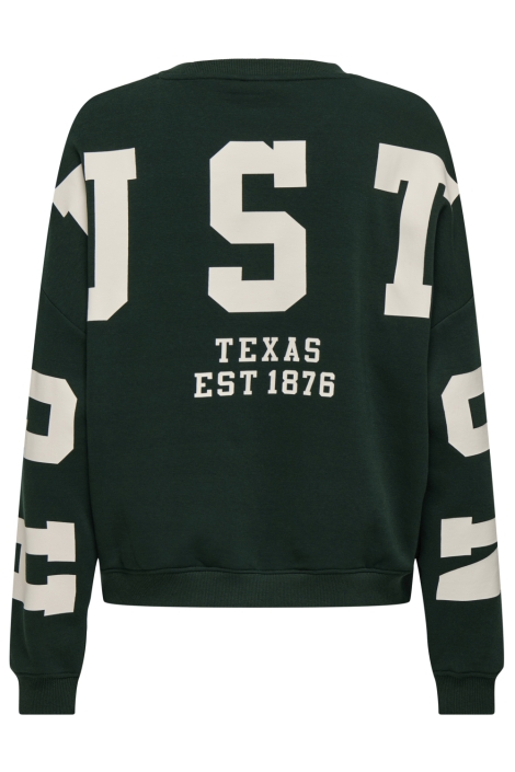 Only groene dames sweater | Achteraanzicht