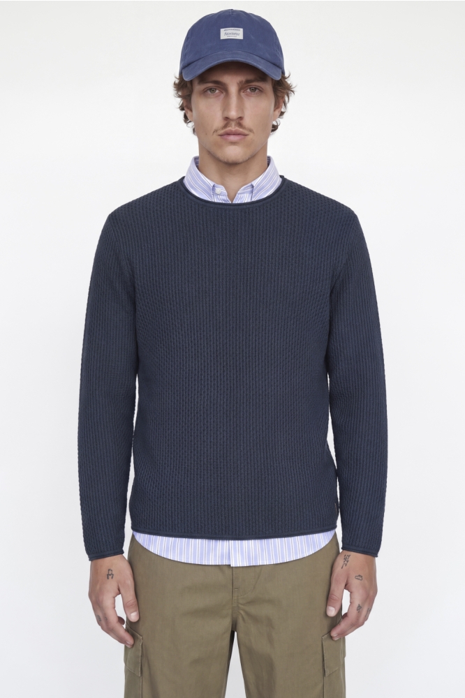 Jack & Jones blauwe heren trui | Model