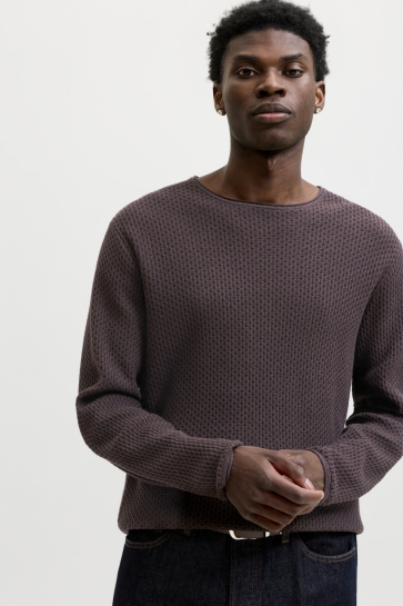Jack & Jones jprblumason knit crew neck sn Bruin