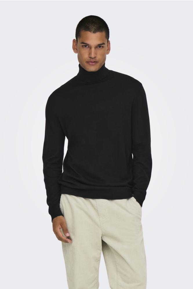 Only & Sons zwarte heren trui | Model
