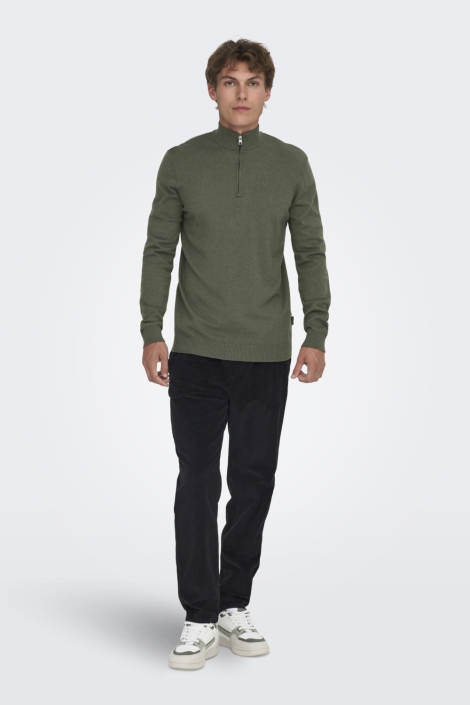 Only & Sons groene heren trui | Model