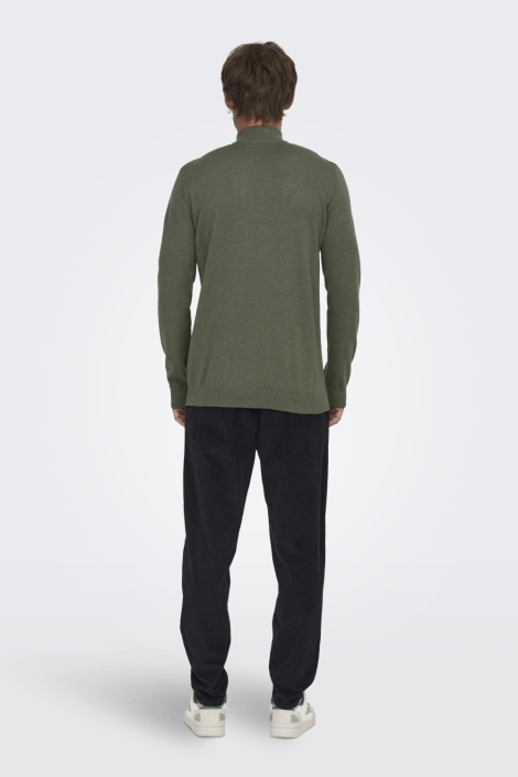 Only & Sons groene heren trui | Model