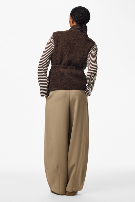Pieces bruine dames gilet | Model