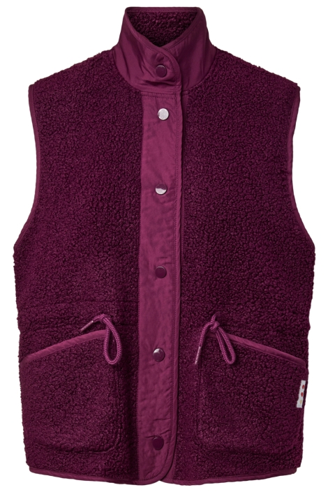 Pieces paarse dames gilet | Vooraanzicht