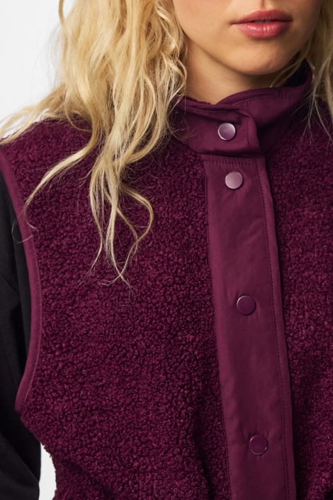 Pieces paarse dames gilet | 