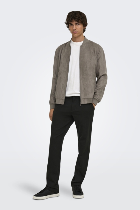 Only & Sons camel heren jas | Model