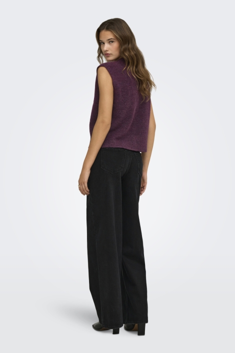 Only bordeaux dames gilet | Model