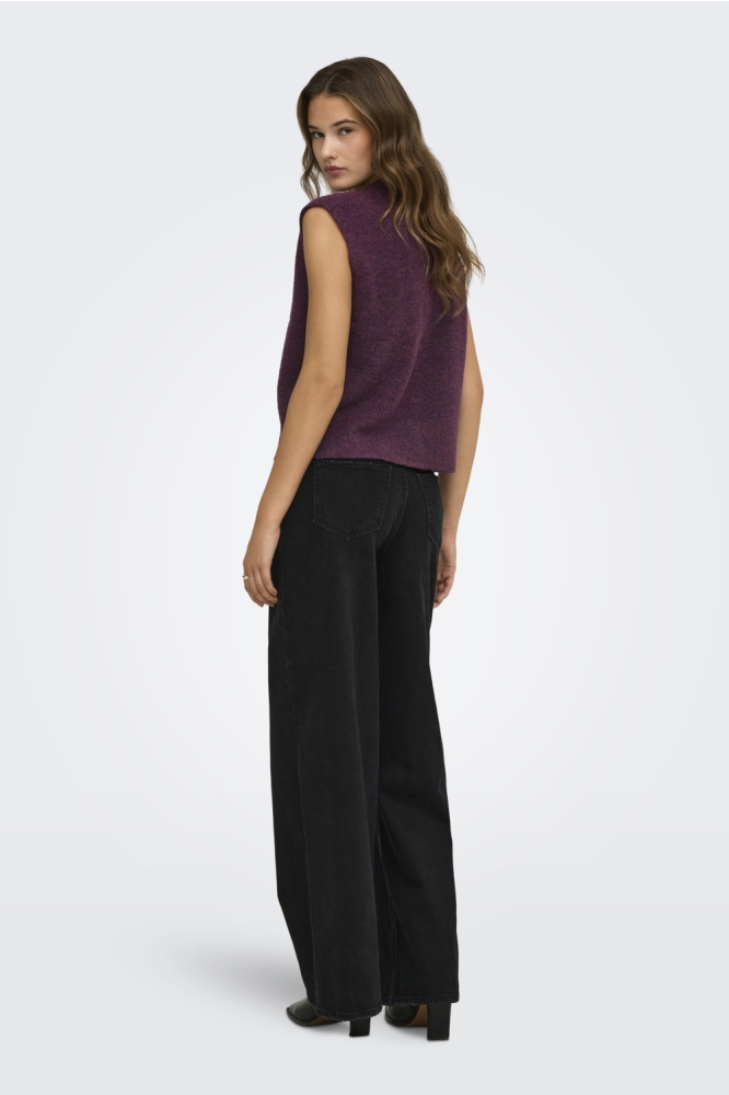 Only bordeaux dames gilet | Model