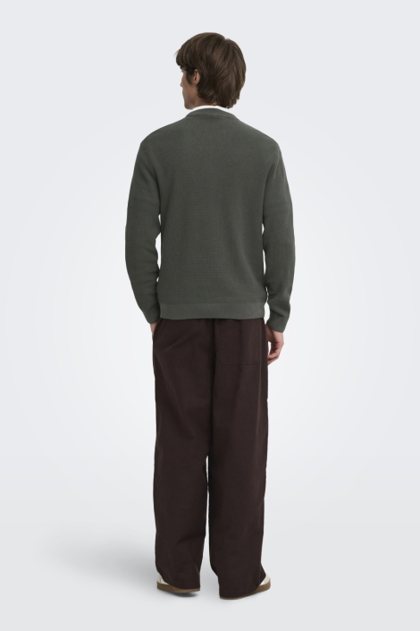 Only & Sons groene heren trui | Model