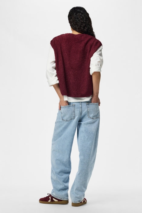 Pieces bordeaux dames gilet | Model
