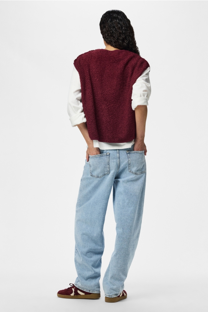 Pieces bordeaux dames gilet | Model