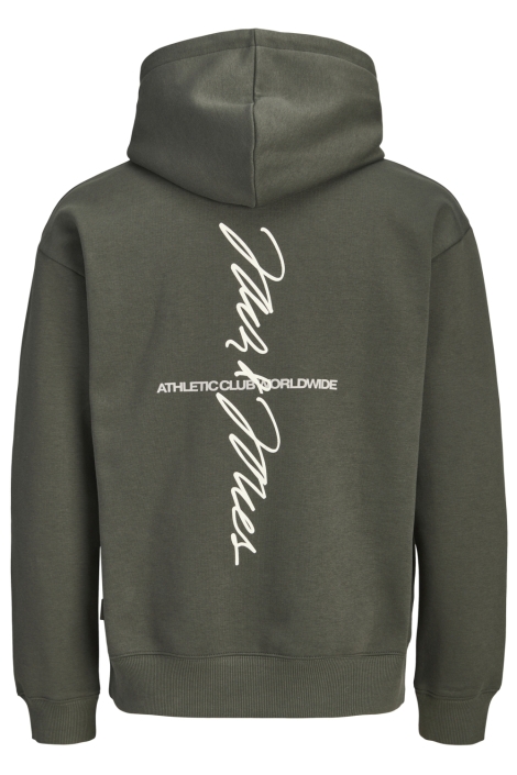 Jack & Jones groene heren sweater | Achteraanzicht