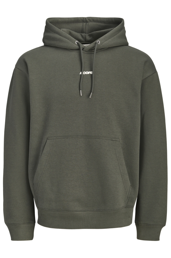 Jack & Jones groene heren sweater | Vooraanzicht