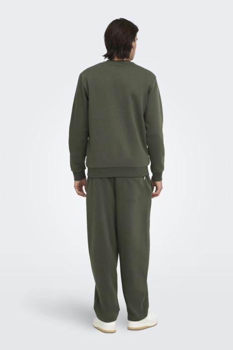 Only & Sons groene heren sweater | Model
