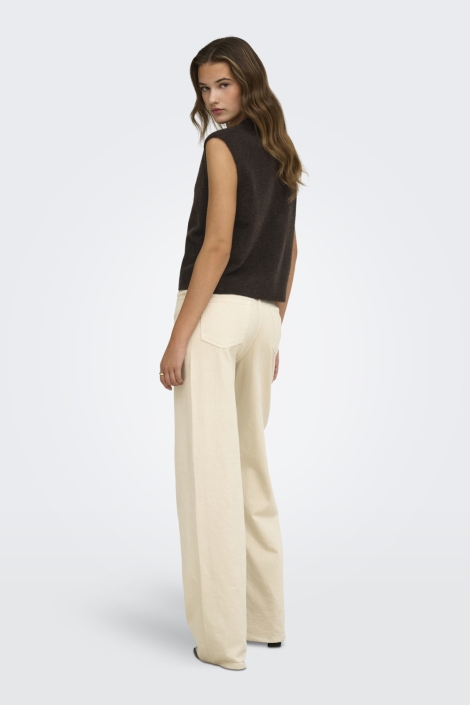 Only bruine dames gilet | Model