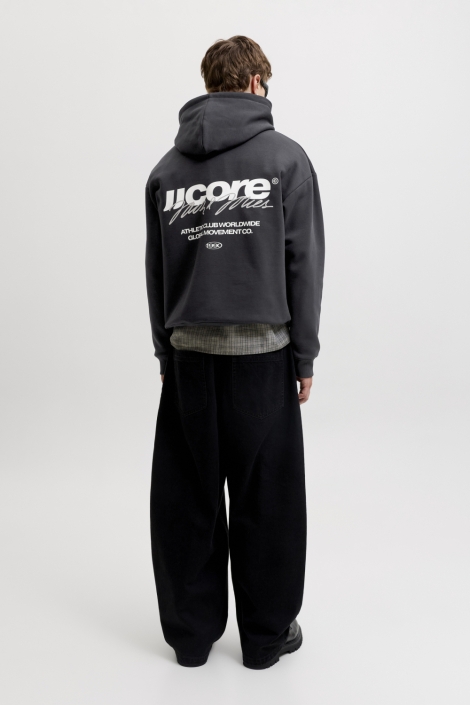 Jack & Jones zwarte heren sweater | Model
