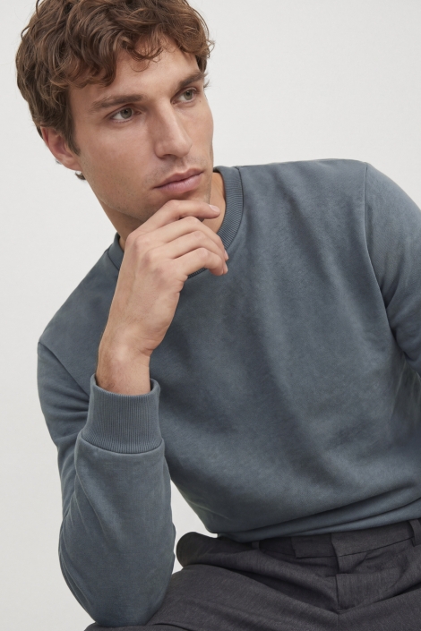 Jack & Jones blauwe heren sweater | Model