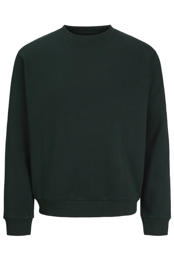 Jack & Jones groene heren sweater | Vooraanzicht