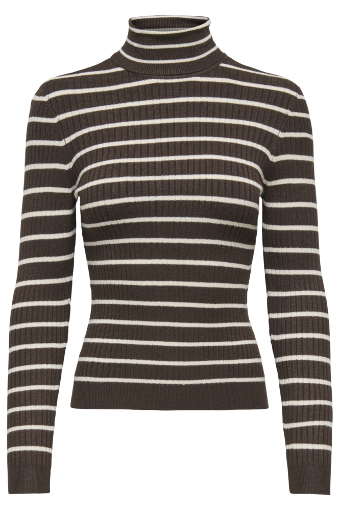 Only bruine dames trui | Vooraanzicht