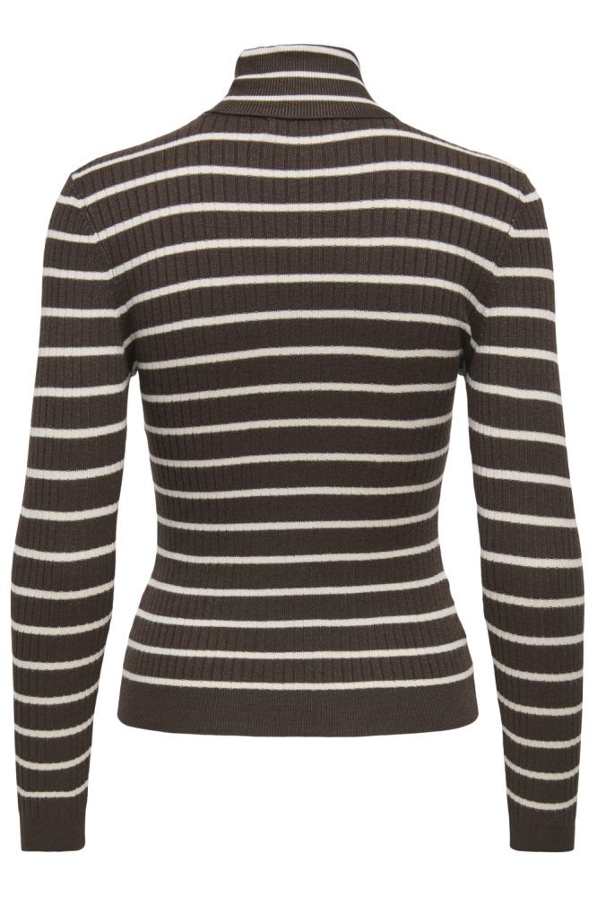 Only bruine dames trui | Achteraanzicht