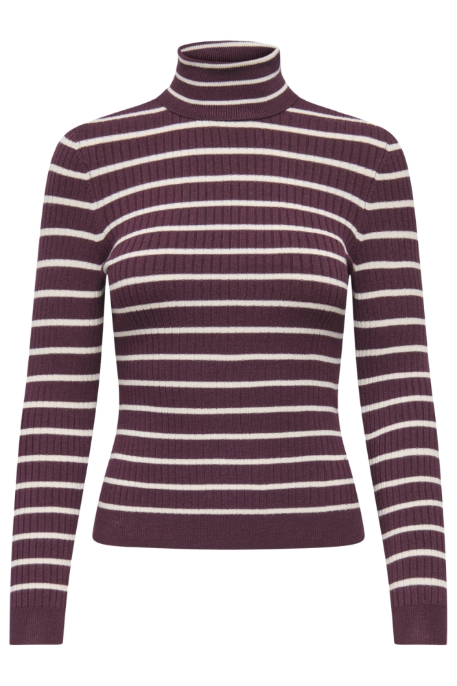 Only bordeaux dames trui | Vooraanzicht