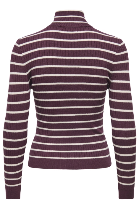 Only bordeaux dames trui | Achteraanzicht