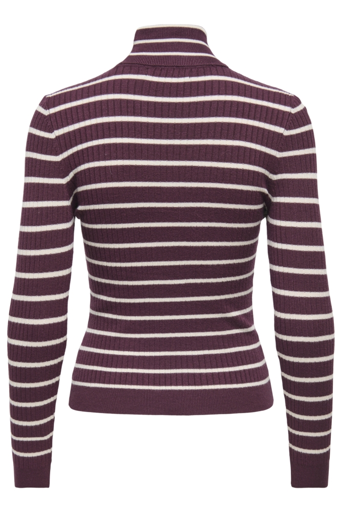 Only bordeaux dames trui | Achteraanzicht