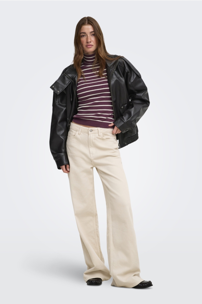 Only bordeaux dames trui | Model